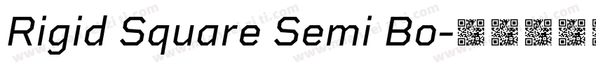 Rigid Square Semi Bo字体转换